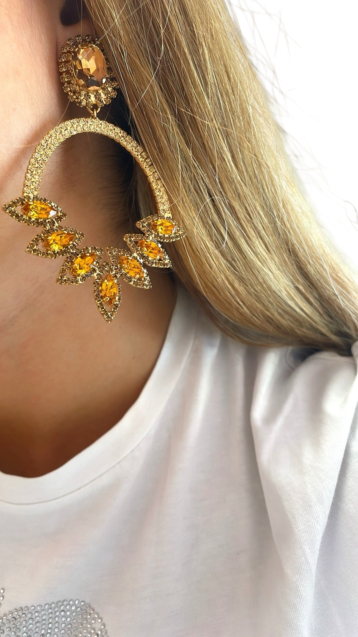 Orecchini Half Moon Oro