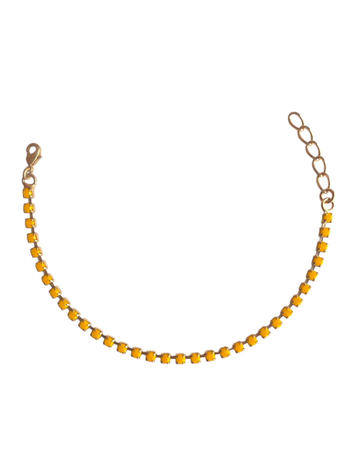 Bracciale Tennis Medium Citrine Pieno