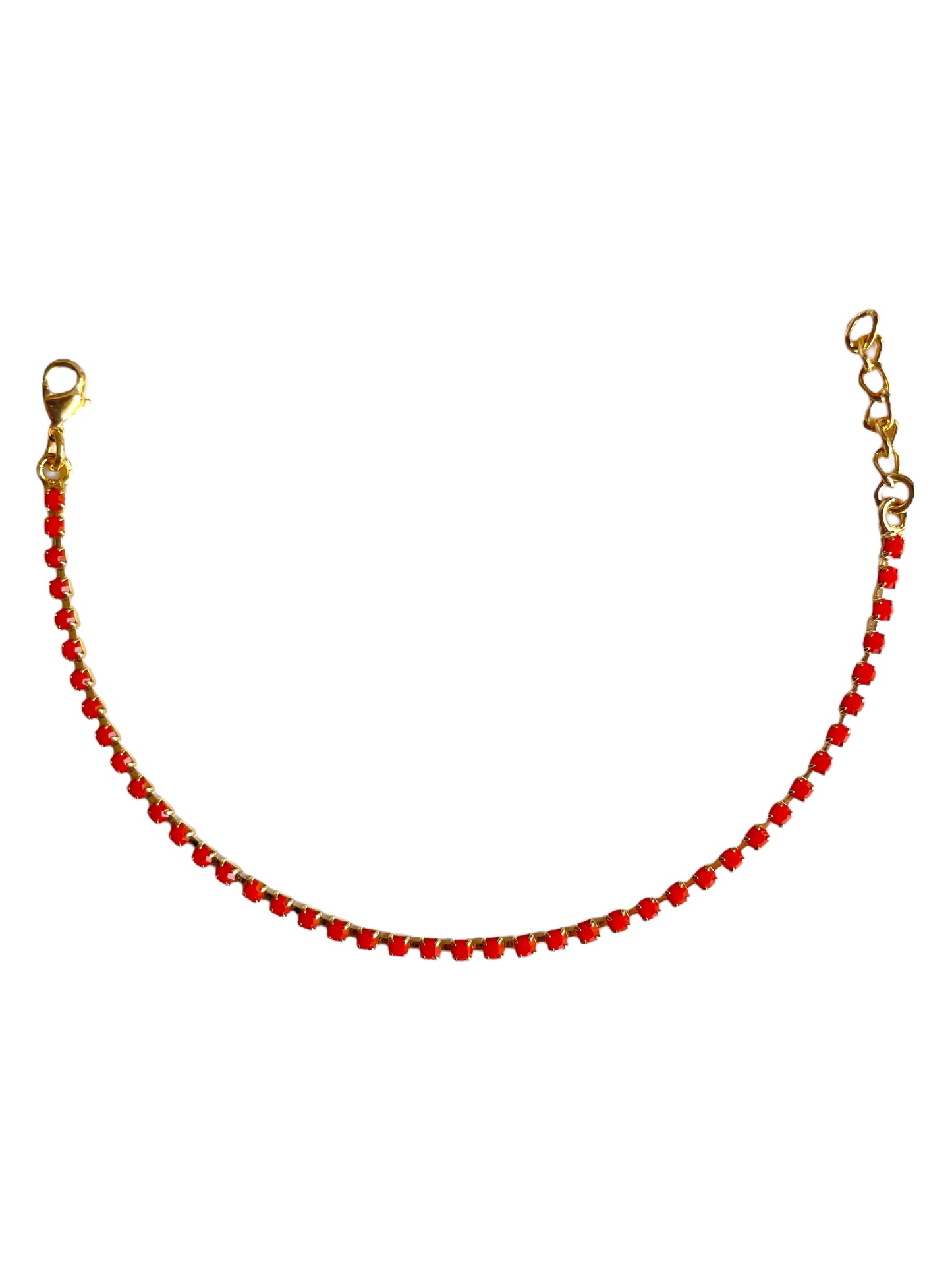 Bracciale Tennis Medium Corallo
