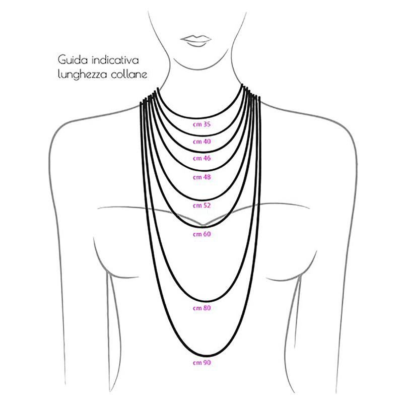 Collana Rosario strass