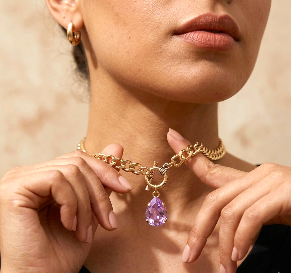 Collana Light Ametista