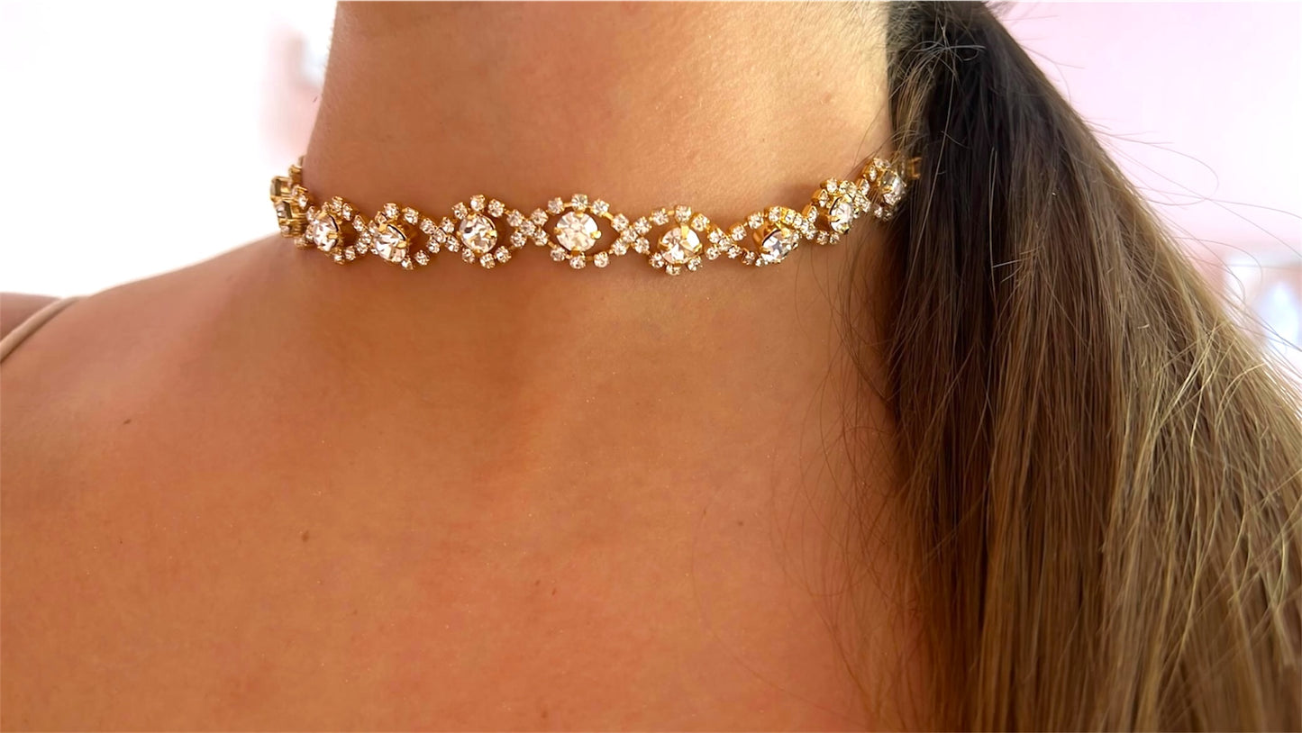 Gold Spiral Necklace
