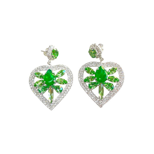 Silver Square Earrings