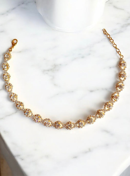 Gold Spiral Necklace