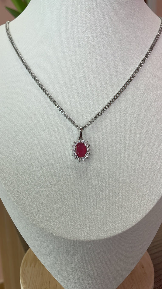 “Kate” necklace with zirconia