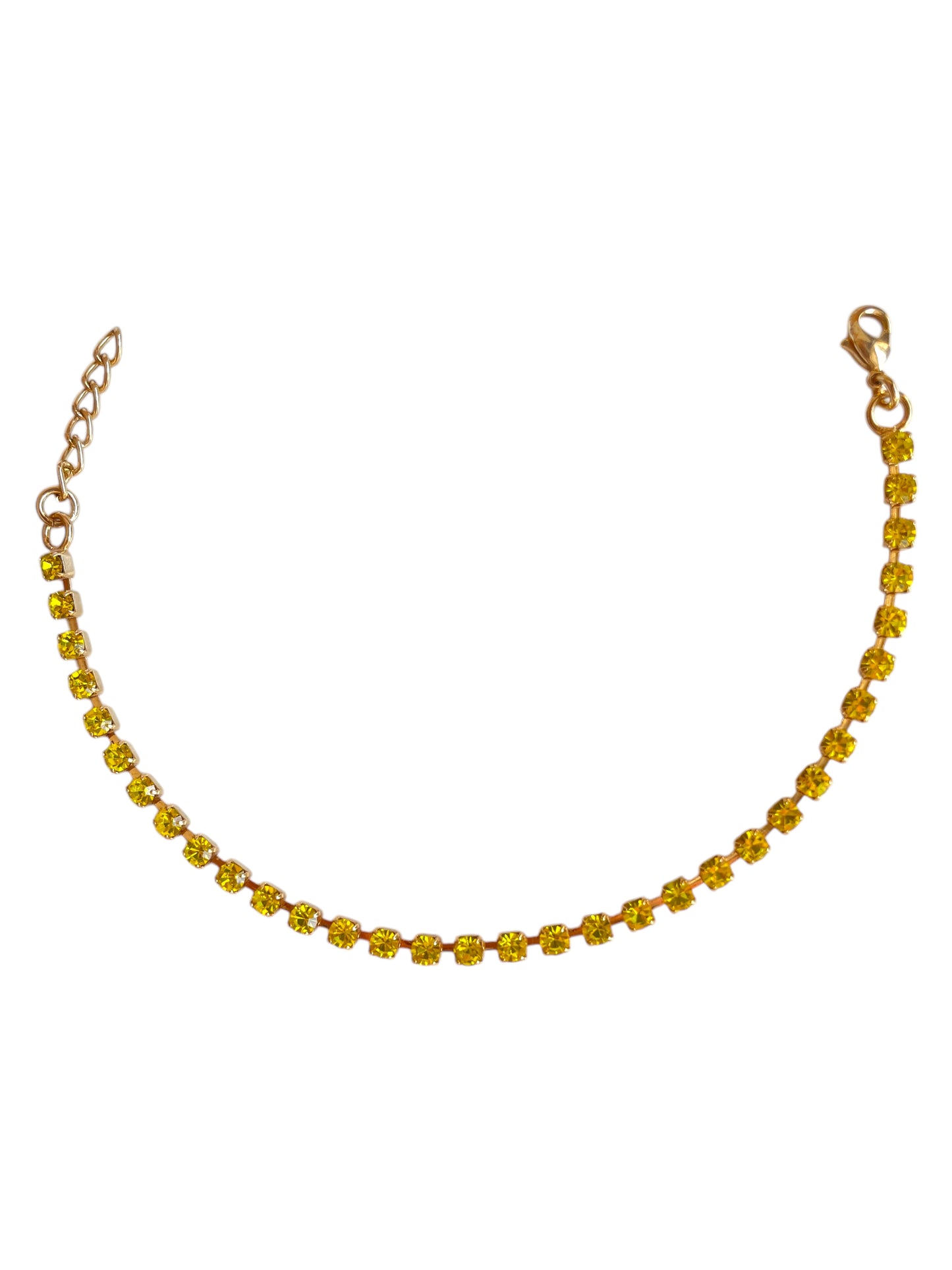 Bracciale Tennis Normal Citrine