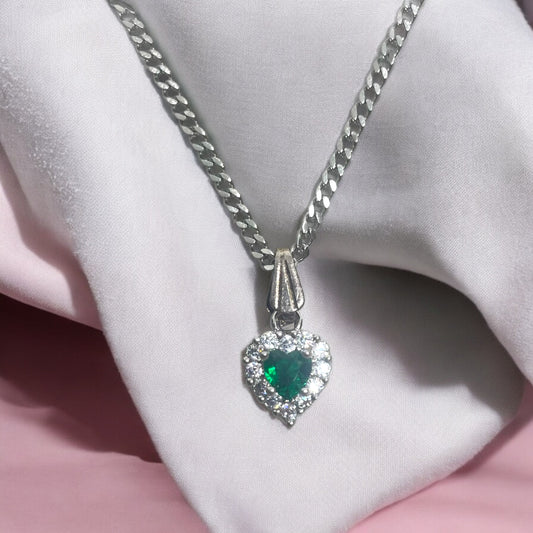 Collana cuore Green Heart