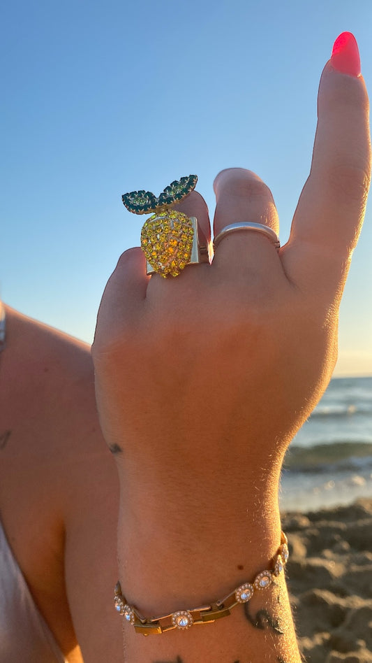 Lemon Gold Ring